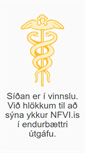 Mobile Screenshot of nfvi.is